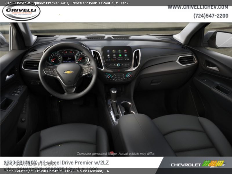 Iridescent Pearl Tricoat / Jet Black 2020 Chevrolet Equinox Premier AWD