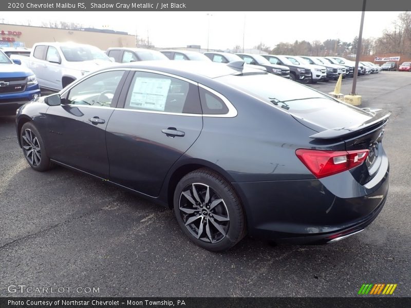 Shadow Gray Metallic / Jet Black 2020 Chevrolet Malibu RS