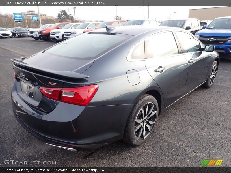 Shadow Gray Metallic / Jet Black 2020 Chevrolet Malibu RS