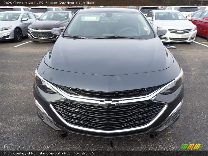 Shadow Gray Metallic / Jet Black 2020 Chevrolet Malibu RS