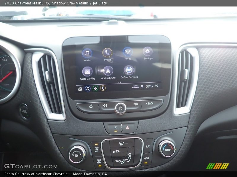 Shadow Gray Metallic / Jet Black 2020 Chevrolet Malibu RS