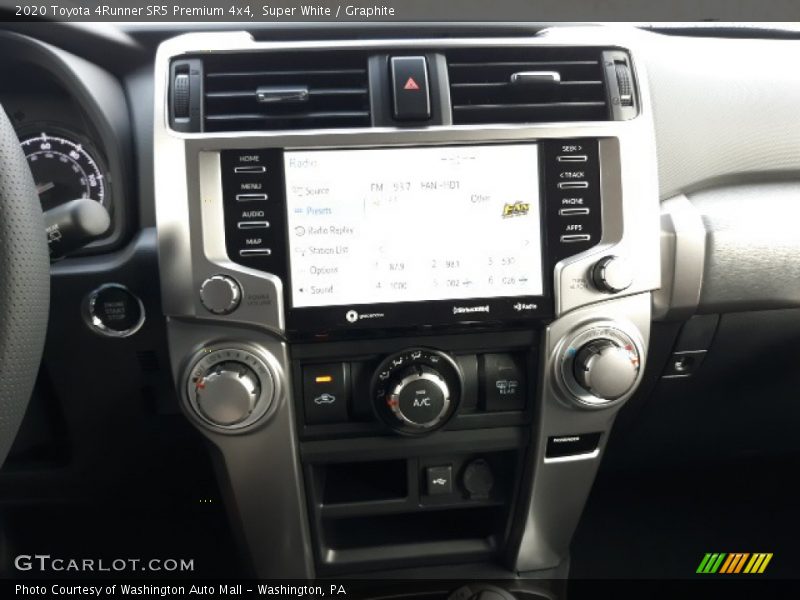 Super White / Graphite 2020 Toyota 4Runner SR5 Premium 4x4