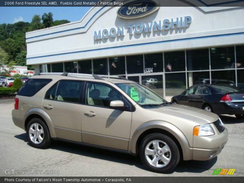 Pueblo Gold Metallic / Pebble Beige 2006 Ford Freestyle SEL AWD