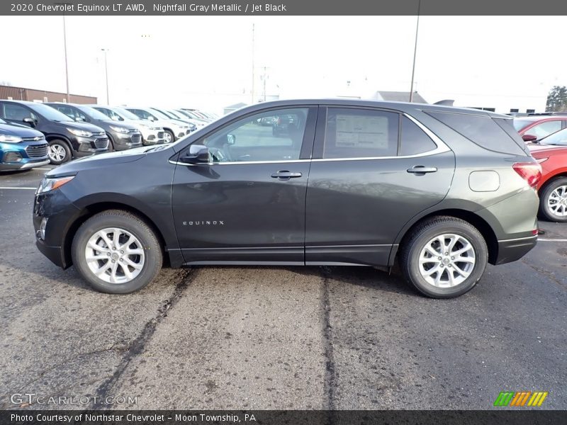 Nightfall Gray Metallic / Jet Black 2020 Chevrolet Equinox LT AWD