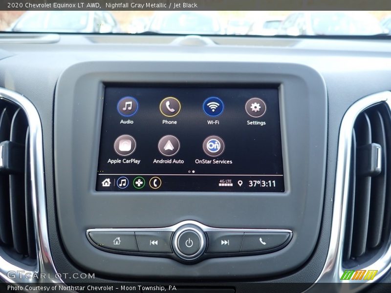 Nightfall Gray Metallic / Jet Black 2020 Chevrolet Equinox LT AWD