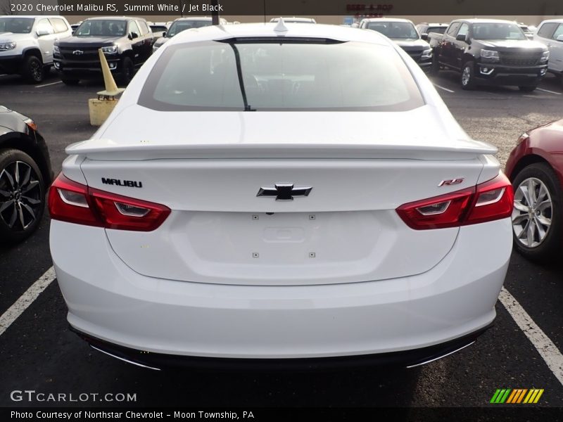 Summit White / Jet Black 2020 Chevrolet Malibu RS