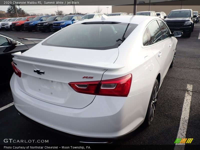 Summit White / Jet Black 2020 Chevrolet Malibu RS