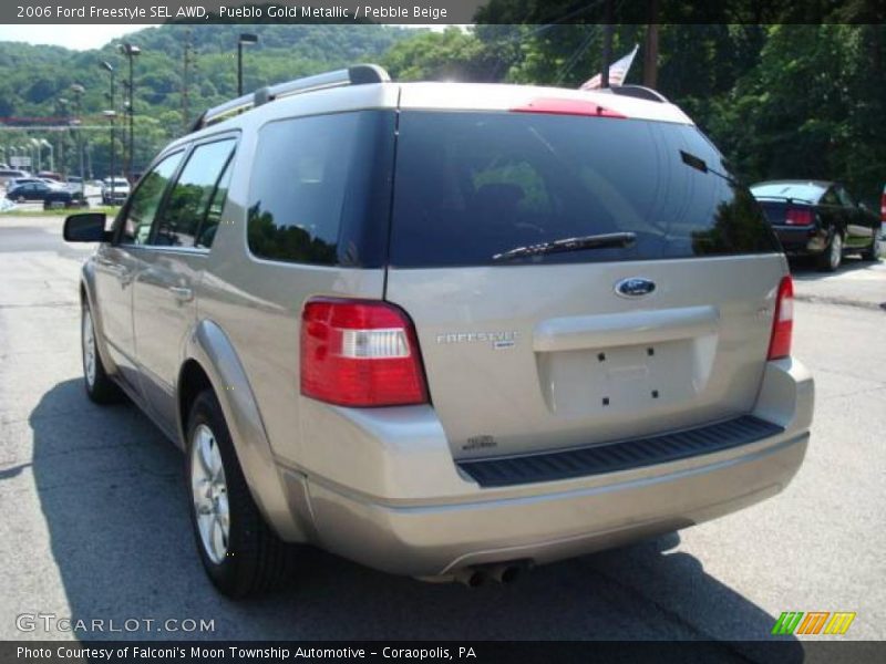Pueblo Gold Metallic / Pebble Beige 2006 Ford Freestyle SEL AWD