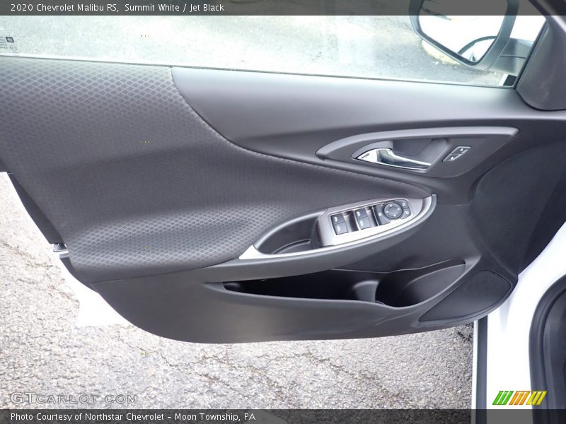 Summit White / Jet Black 2020 Chevrolet Malibu RS