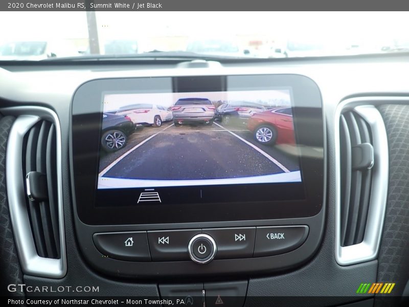 Summit White / Jet Black 2020 Chevrolet Malibu RS
