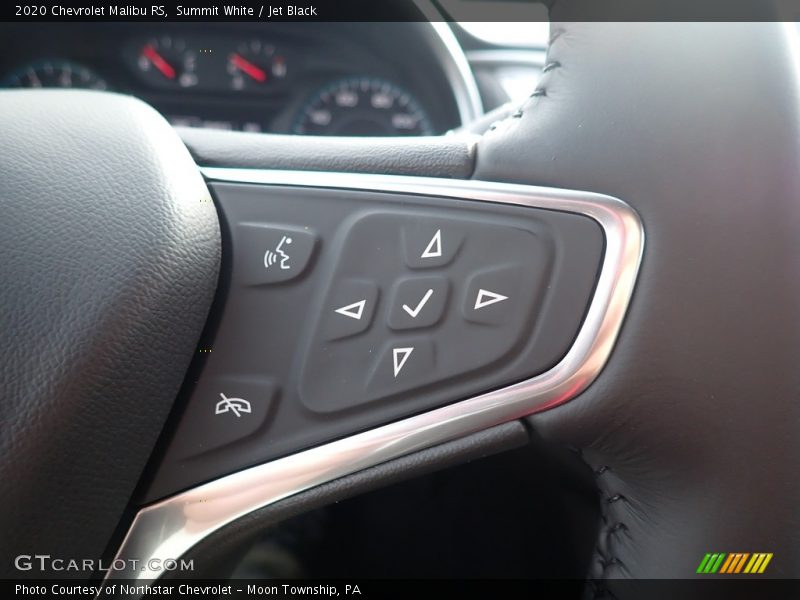 Summit White / Jet Black 2020 Chevrolet Malibu RS