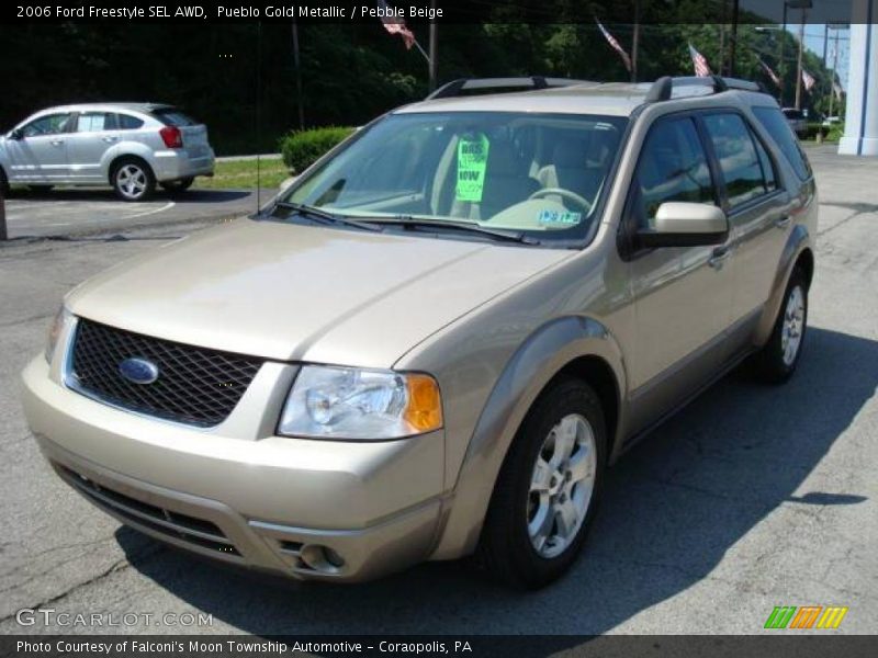 Pueblo Gold Metallic / Pebble Beige 2006 Ford Freestyle SEL AWD