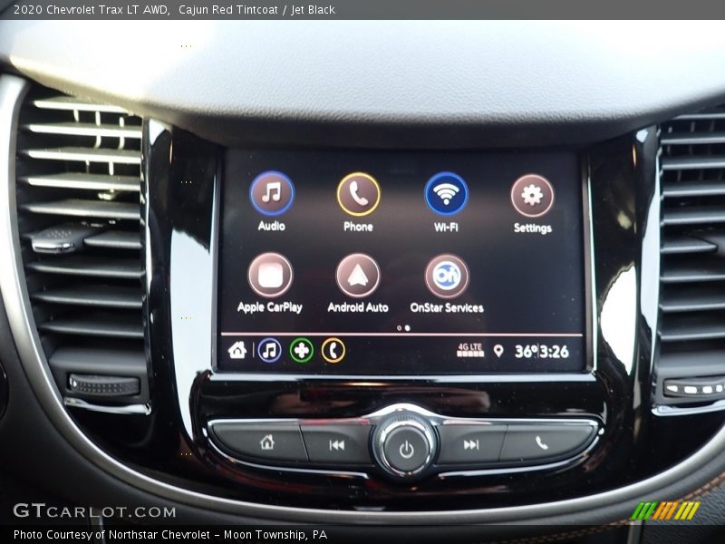 Cajun Red Tintcoat / Jet Black 2020 Chevrolet Trax LT AWD