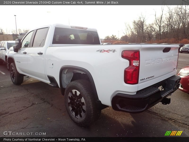 Summit White / Jet Black 2020 Chevrolet Silverado 2500HD Custom Crew Cab 4x4