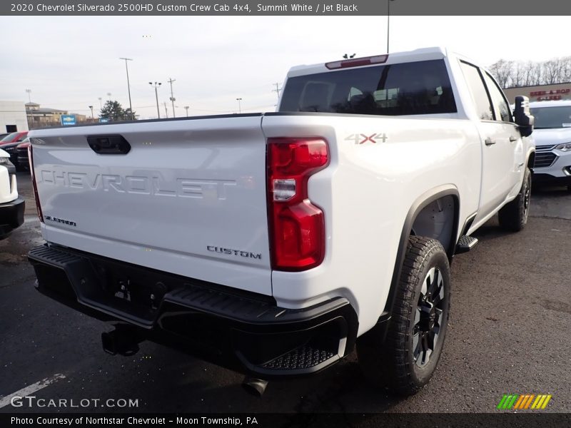 Summit White / Jet Black 2020 Chevrolet Silverado 2500HD Custom Crew Cab 4x4