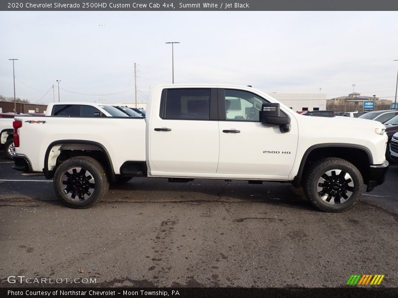 Summit White / Jet Black 2020 Chevrolet Silverado 2500HD Custom Crew Cab 4x4