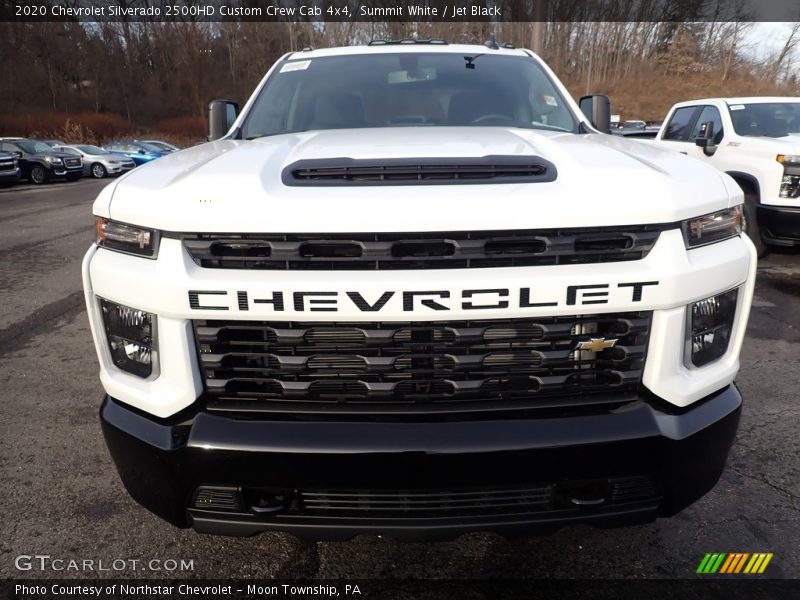 Summit White / Jet Black 2020 Chevrolet Silverado 2500HD Custom Crew Cab 4x4