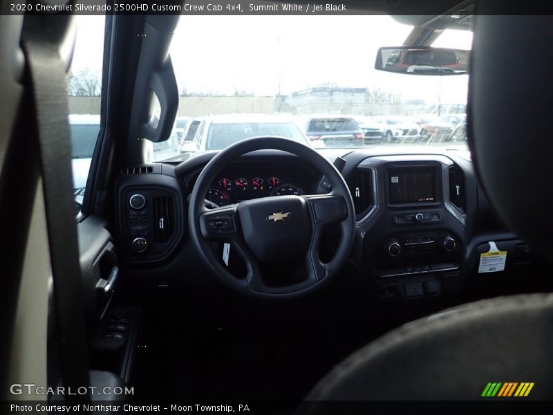 Summit White / Jet Black 2020 Chevrolet Silverado 2500HD Custom Crew Cab 4x4