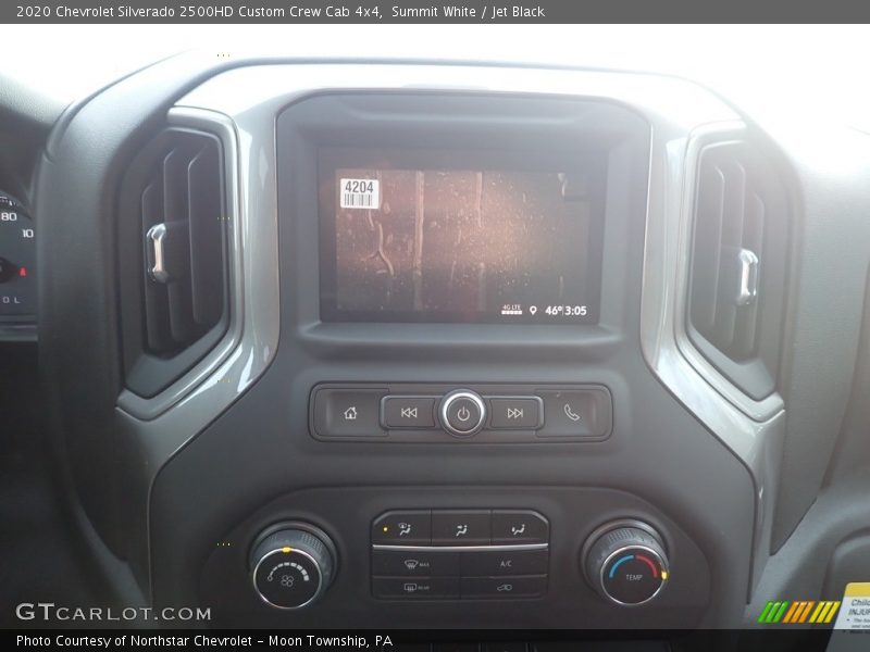Summit White / Jet Black 2020 Chevrolet Silverado 2500HD Custom Crew Cab 4x4