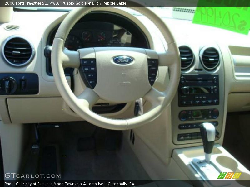 Pueblo Gold Metallic / Pebble Beige 2006 Ford Freestyle SEL AWD