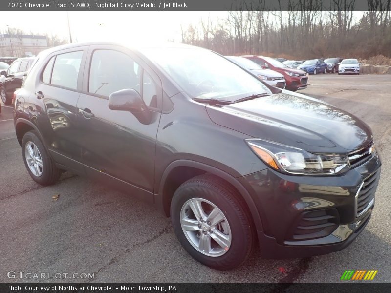 Nightfall Gray Metallic / Jet Black 2020 Chevrolet Trax LS AWD