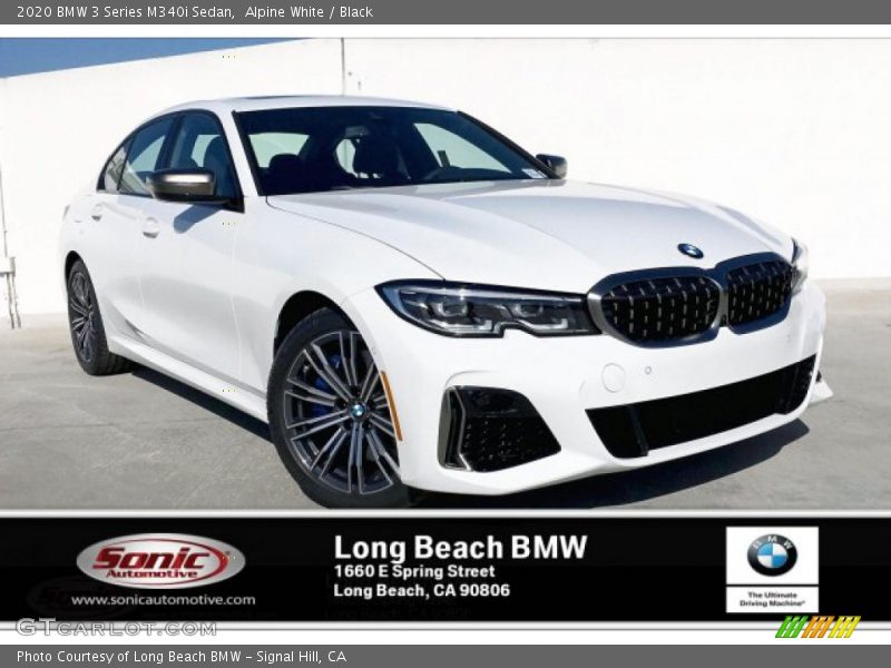 Alpine White / Black 2020 BMW 3 Series M340i Sedan