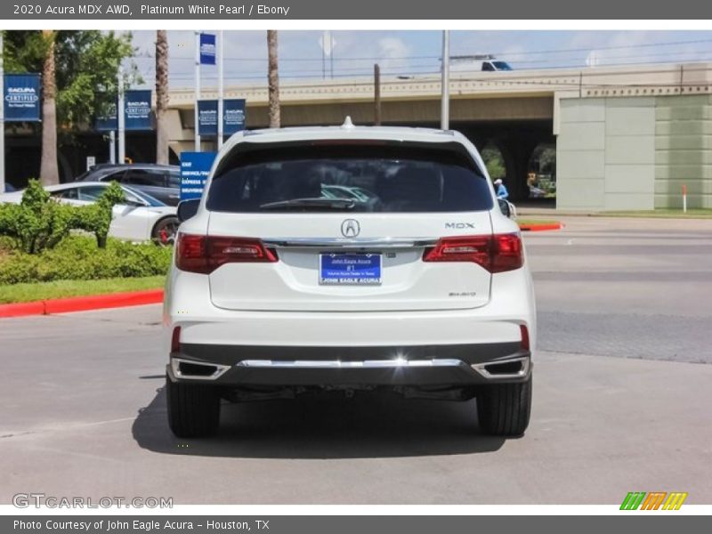 Platinum White Pearl / Ebony 2020 Acura MDX AWD