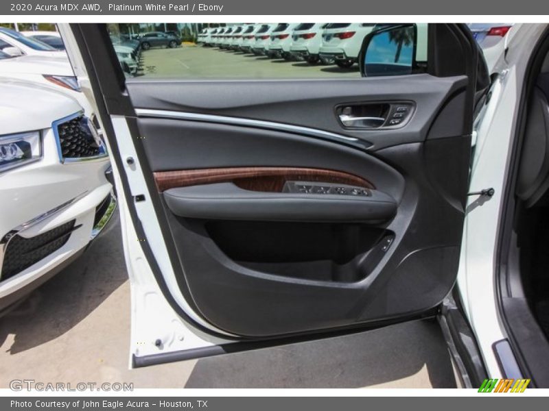 Platinum White Pearl / Ebony 2020 Acura MDX AWD