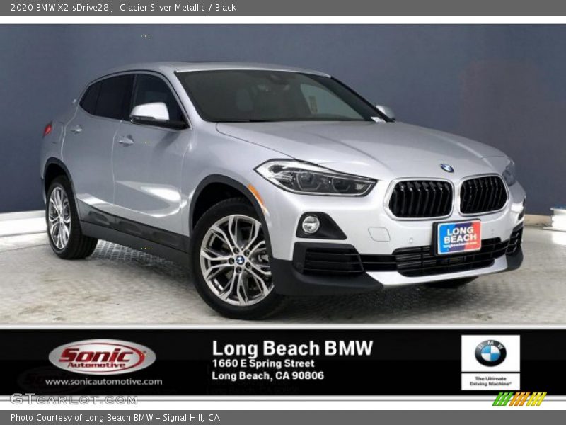 Glacier Silver Metallic / Black 2020 BMW X2 sDrive28i