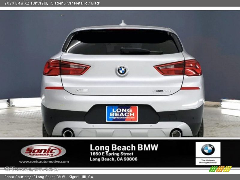 Glacier Silver Metallic / Black 2020 BMW X2 sDrive28i