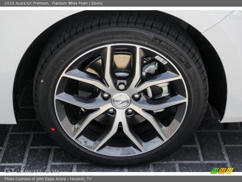 Platinum White Pearl / Ebony 2019 Acura ILX Premium
