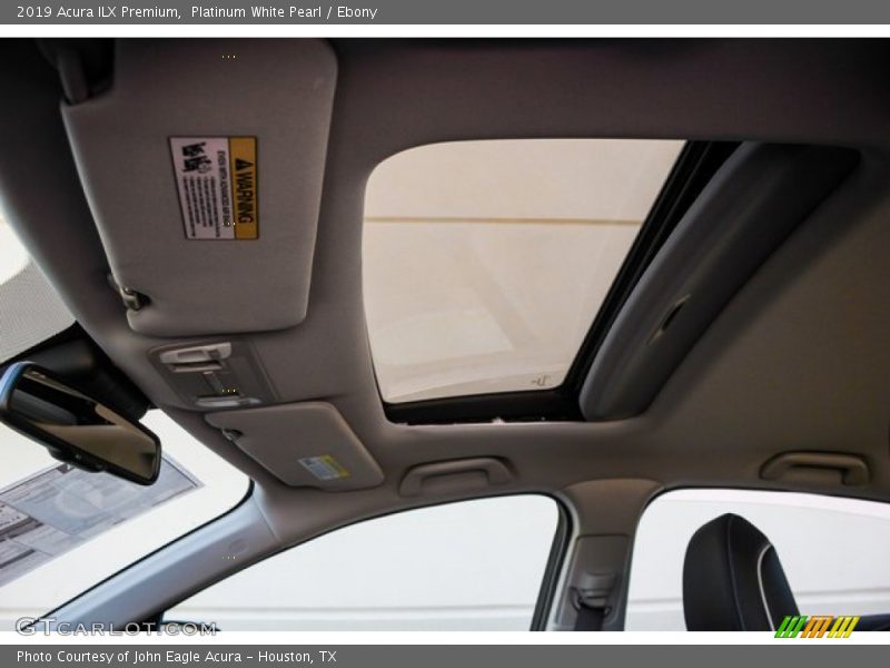 Platinum White Pearl / Ebony 2019 Acura ILX Premium