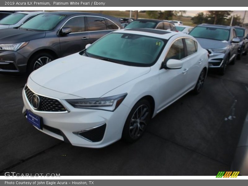 Platinum White Pearl / Ebony 2019 Acura ILX Premium