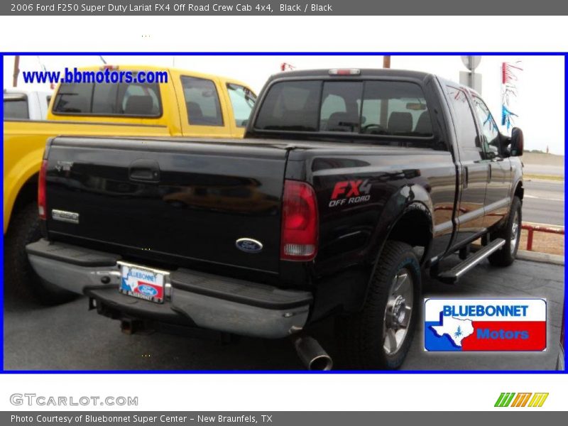 Black / Black 2006 Ford F250 Super Duty Lariat FX4 Off Road Crew Cab 4x4