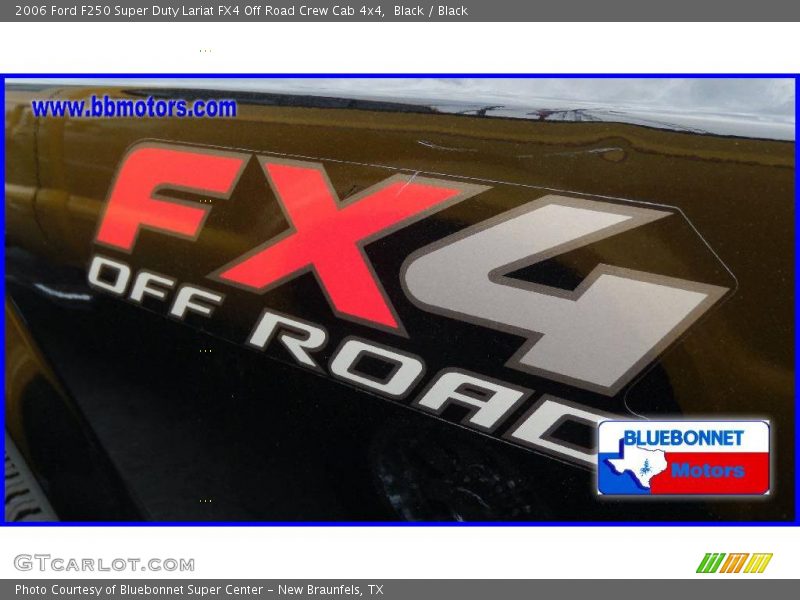 Black / Black 2006 Ford F250 Super Duty Lariat FX4 Off Road Crew Cab 4x4
