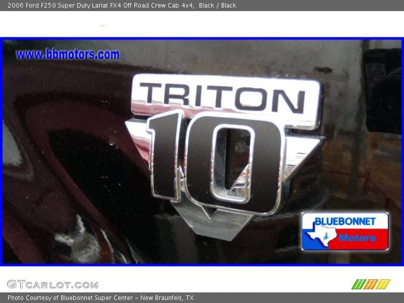Black / Black 2006 Ford F250 Super Duty Lariat FX4 Off Road Crew Cab 4x4