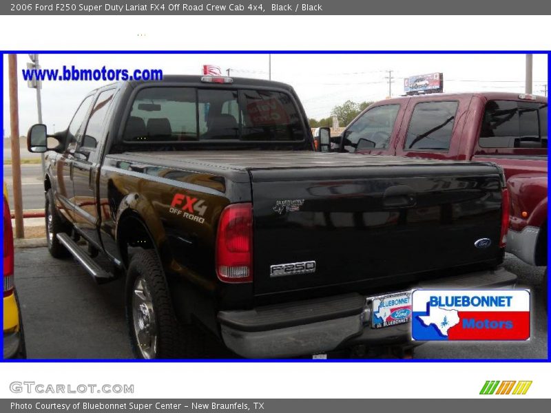 Black / Black 2006 Ford F250 Super Duty Lariat FX4 Off Road Crew Cab 4x4