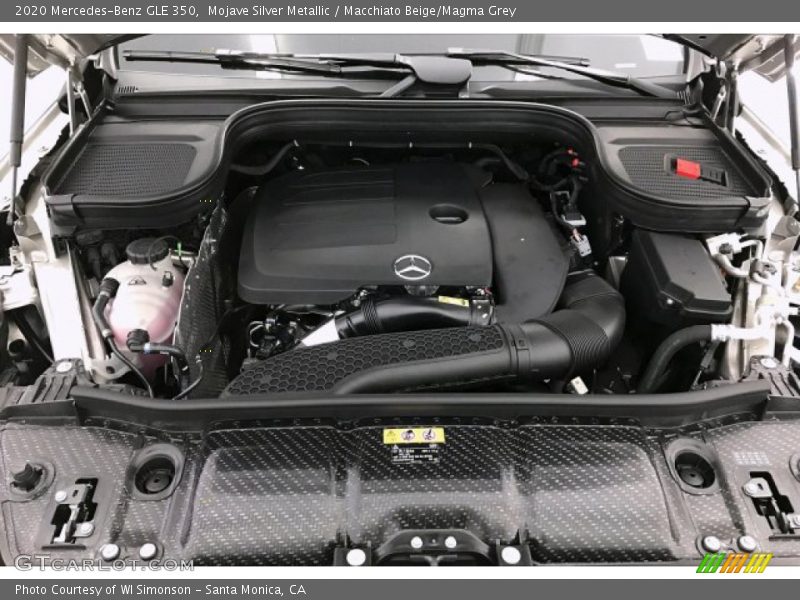 Mojave Silver Metallic / Macchiato Beige/Magma Grey 2020 Mercedes-Benz GLE 350