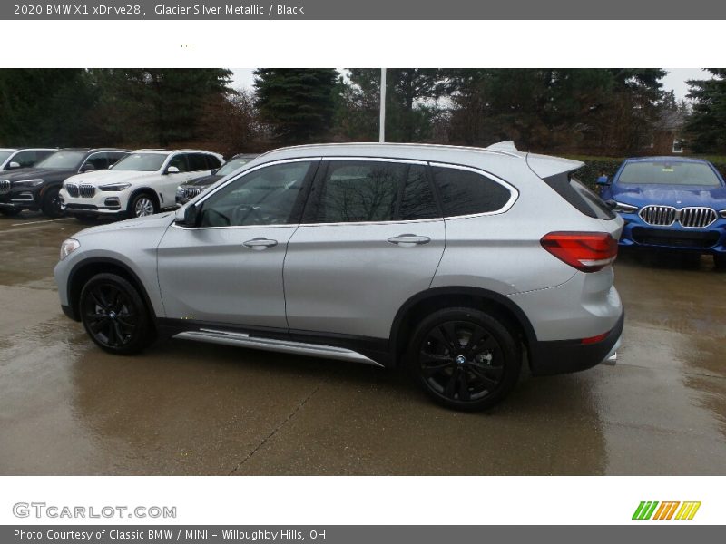 Glacier Silver Metallic / Black 2020 BMW X1 xDrive28i