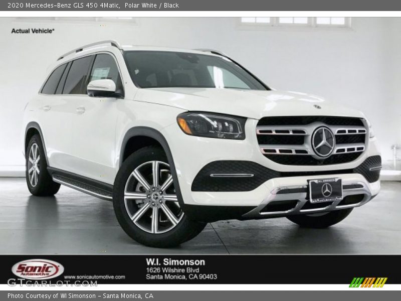 Polar White / Black 2020 Mercedes-Benz GLS 450 4Matic