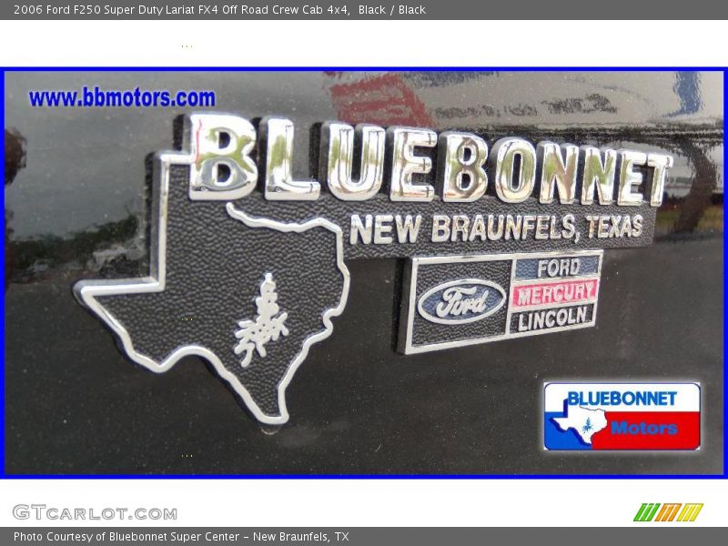 Black / Black 2006 Ford F250 Super Duty Lariat FX4 Off Road Crew Cab 4x4