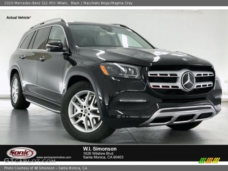 Black / Macchiato Beige/Magma Gray 2020 Mercedes-Benz GLS 450 4Matic