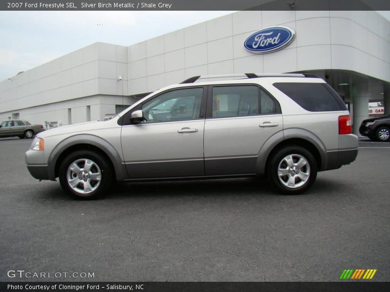 Silver Birch Metallic / Shale Grey 2007 Ford Freestyle SEL