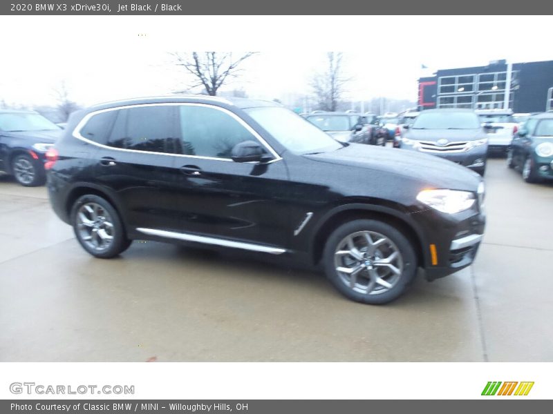 Jet Black / Black 2020 BMW X3 xDrive30i