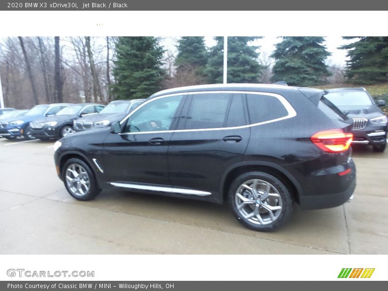Jet Black / Black 2020 BMW X3 xDrive30i