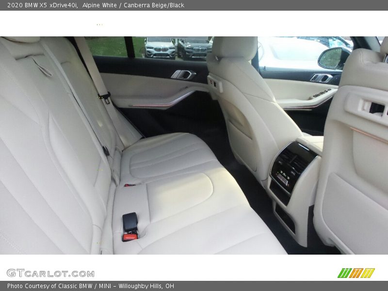 Alpine White / Canberra Beige/Black 2020 BMW X5 xDrive40i