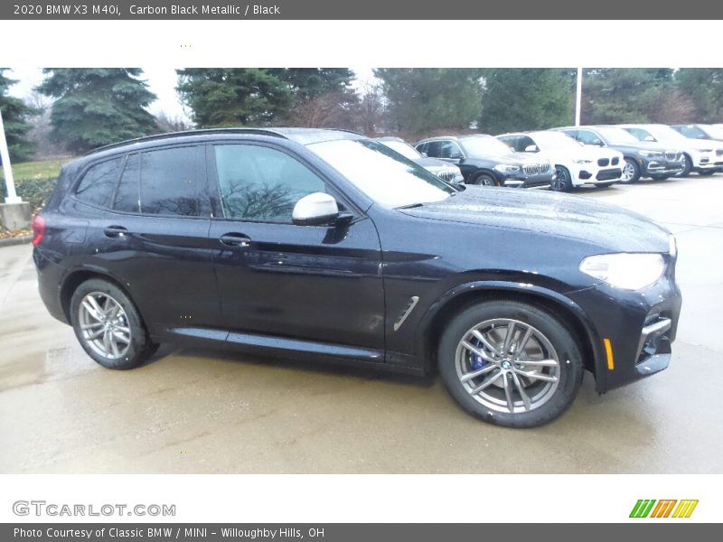 Carbon Black Metallic / Black 2020 BMW X3 M40i