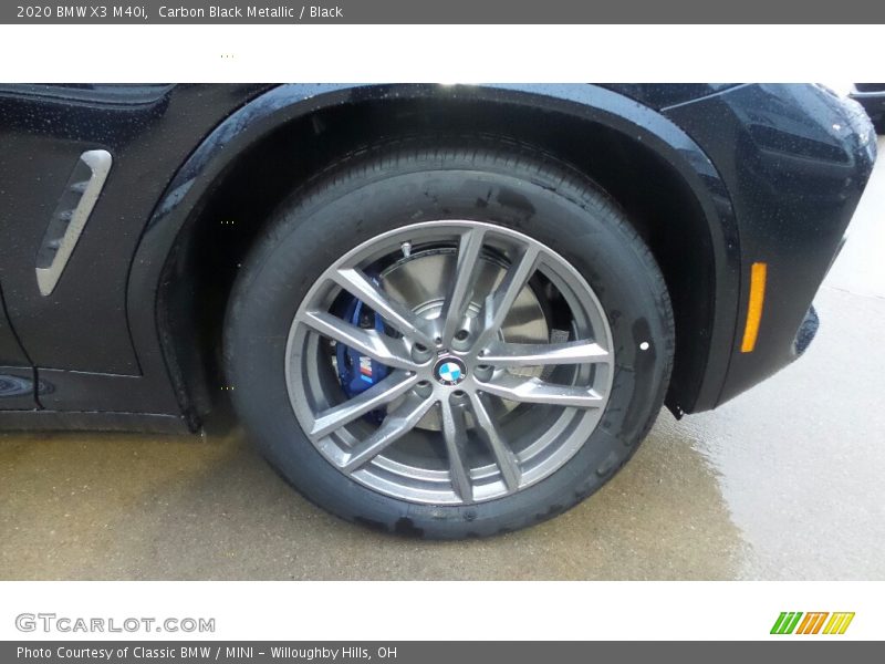 Carbon Black Metallic / Black 2020 BMW X3 M40i