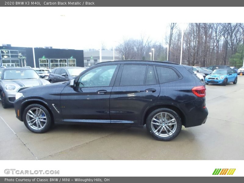 Carbon Black Metallic / Black 2020 BMW X3 M40i