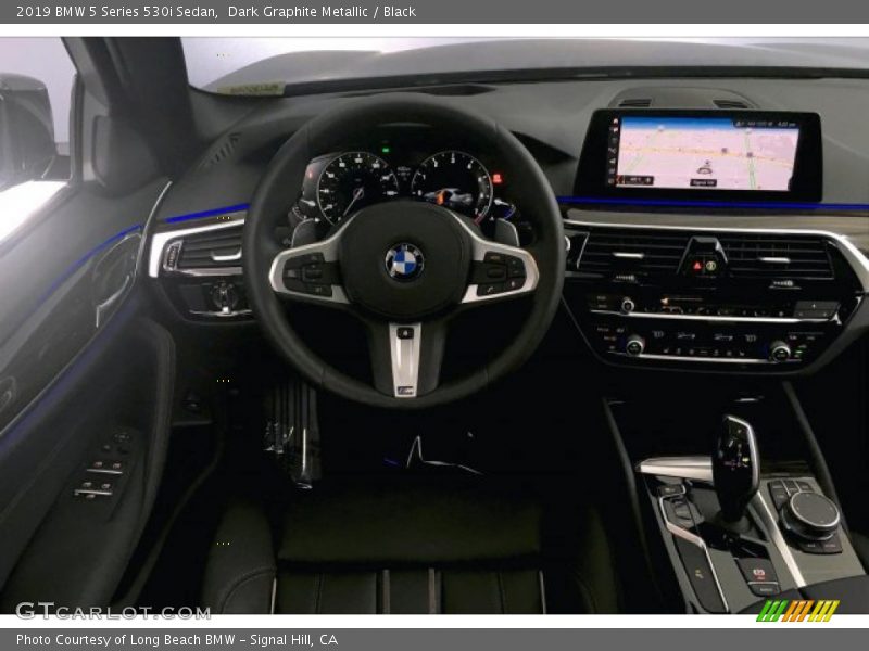 Dark Graphite Metallic / Black 2019 BMW 5 Series 530i Sedan